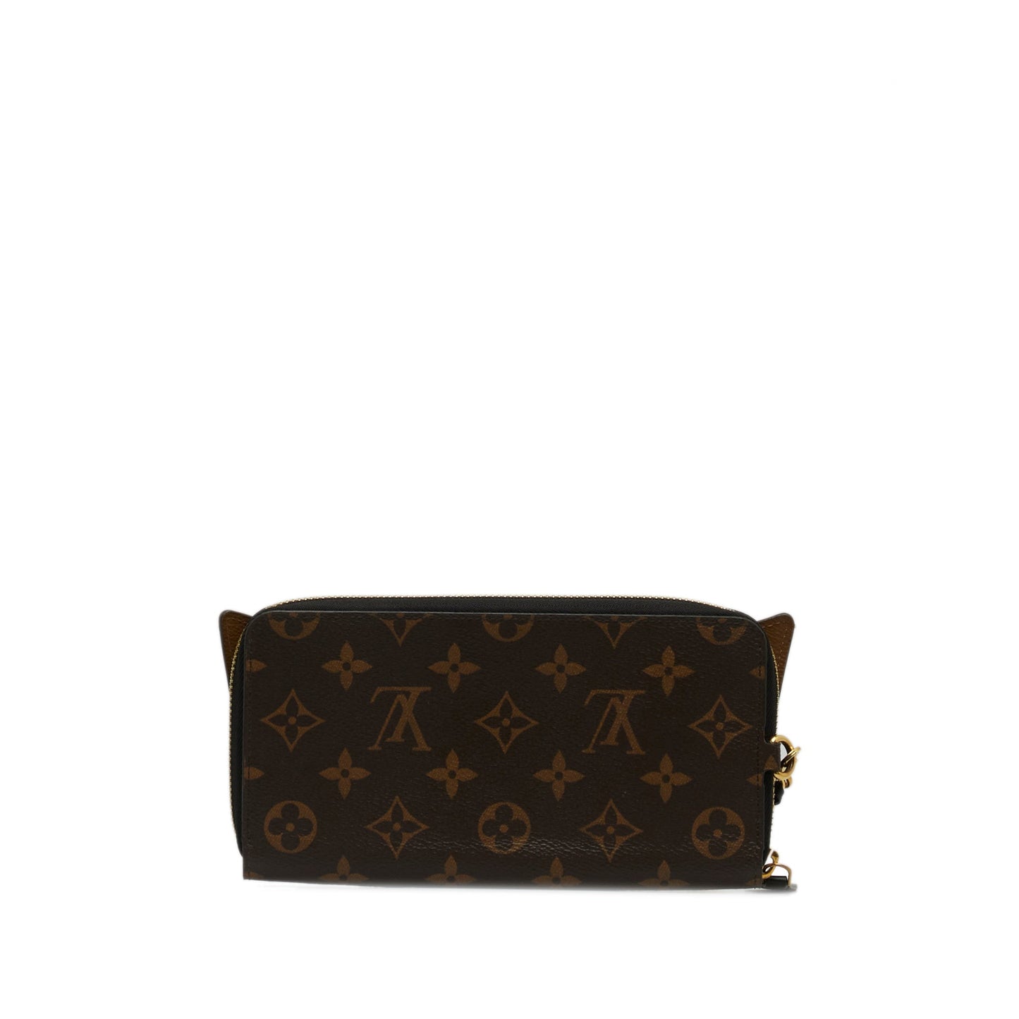Louis Vuitton Monogram Reverse Zippy Wallet Shades Brown
