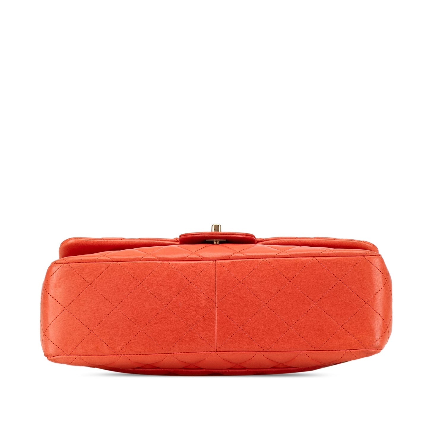 Chanel Jumbo Classic Lambskin Single Flap Orange