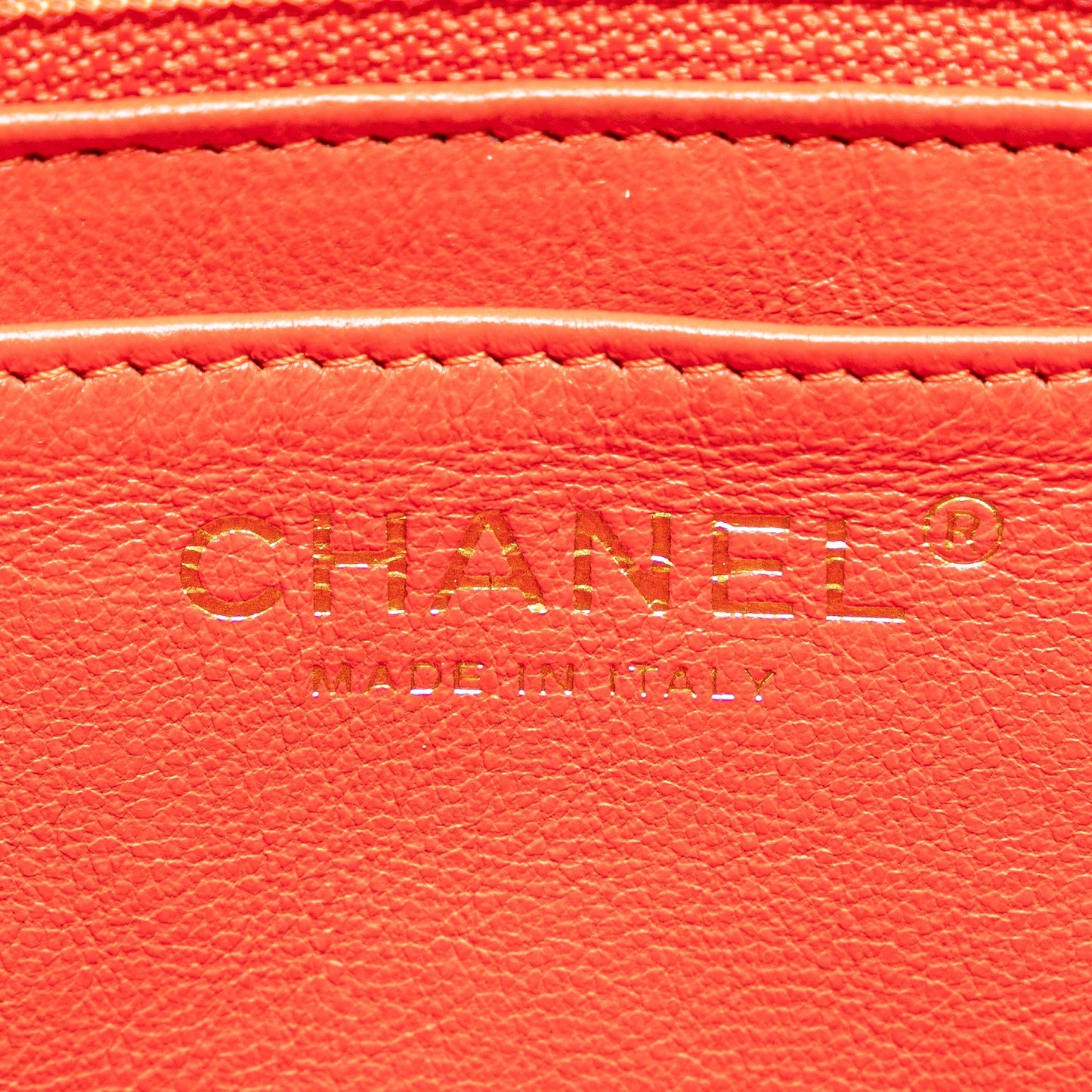 Chanel Jumbo Classic Lambskin Single Flap Orange