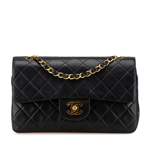 Chanel Small Classic Lambskin Double Flap Black