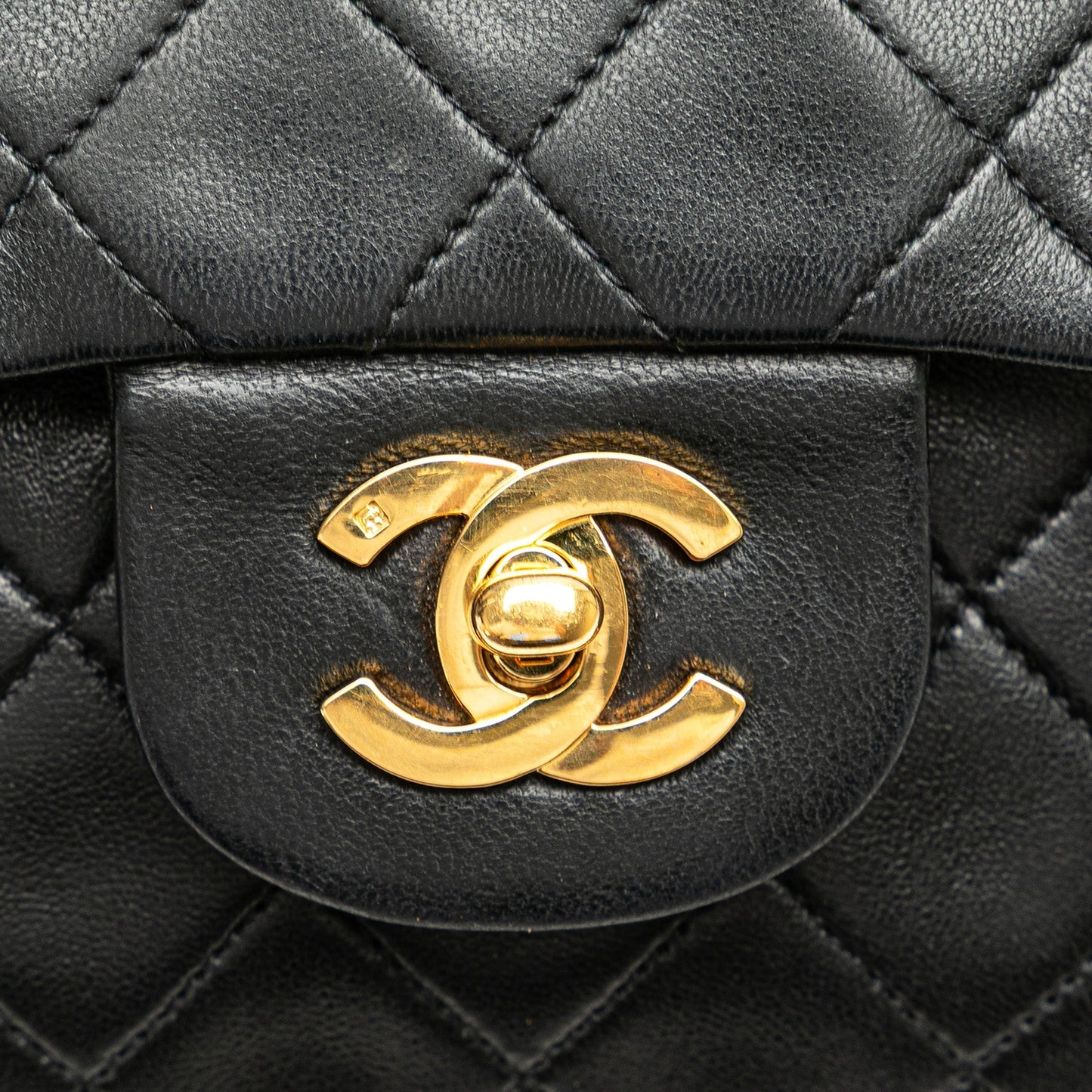 Chanel Small Classic Lambskin Double Flap Black