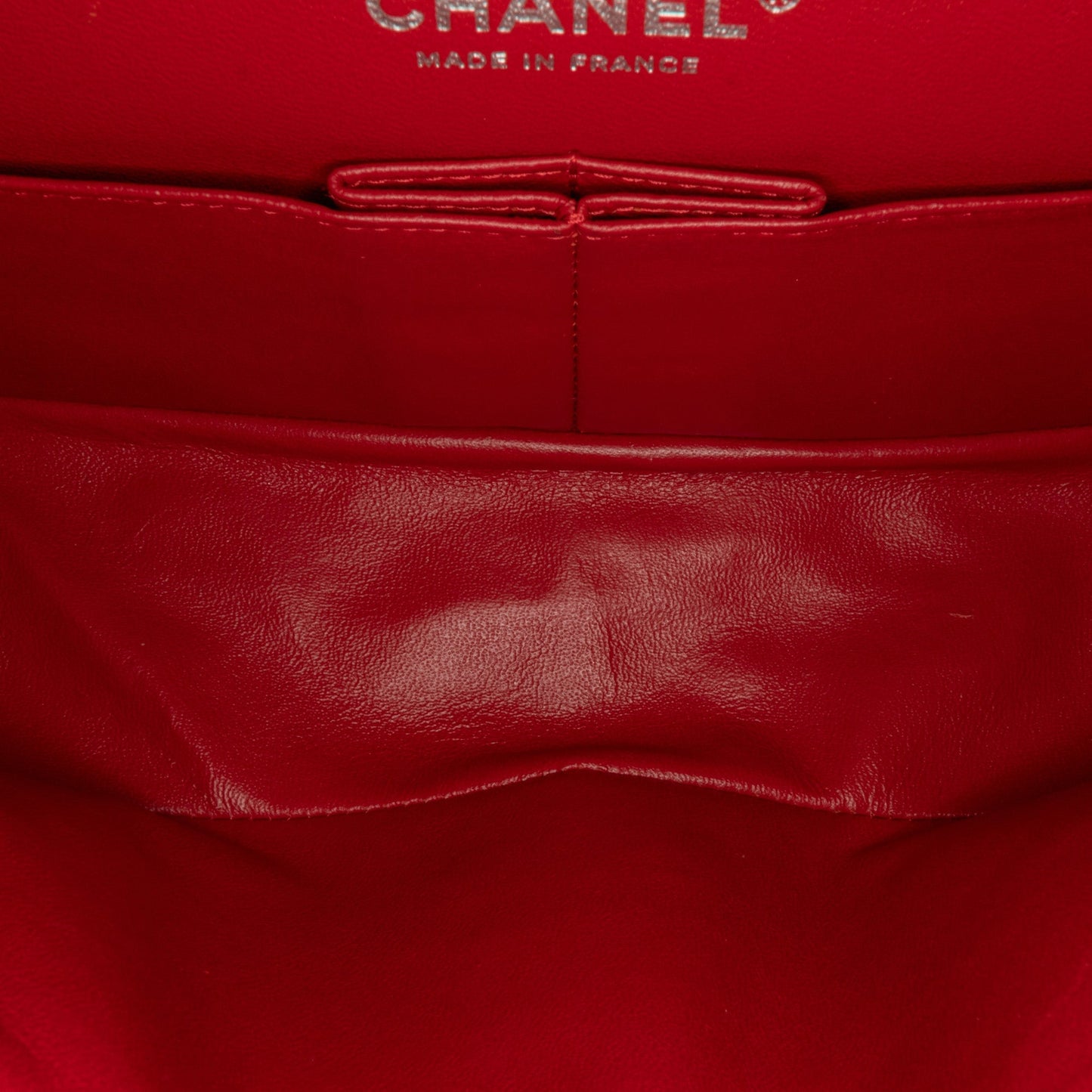 Chanel Medium Suede Re-issue 2.55 Double Flap Red