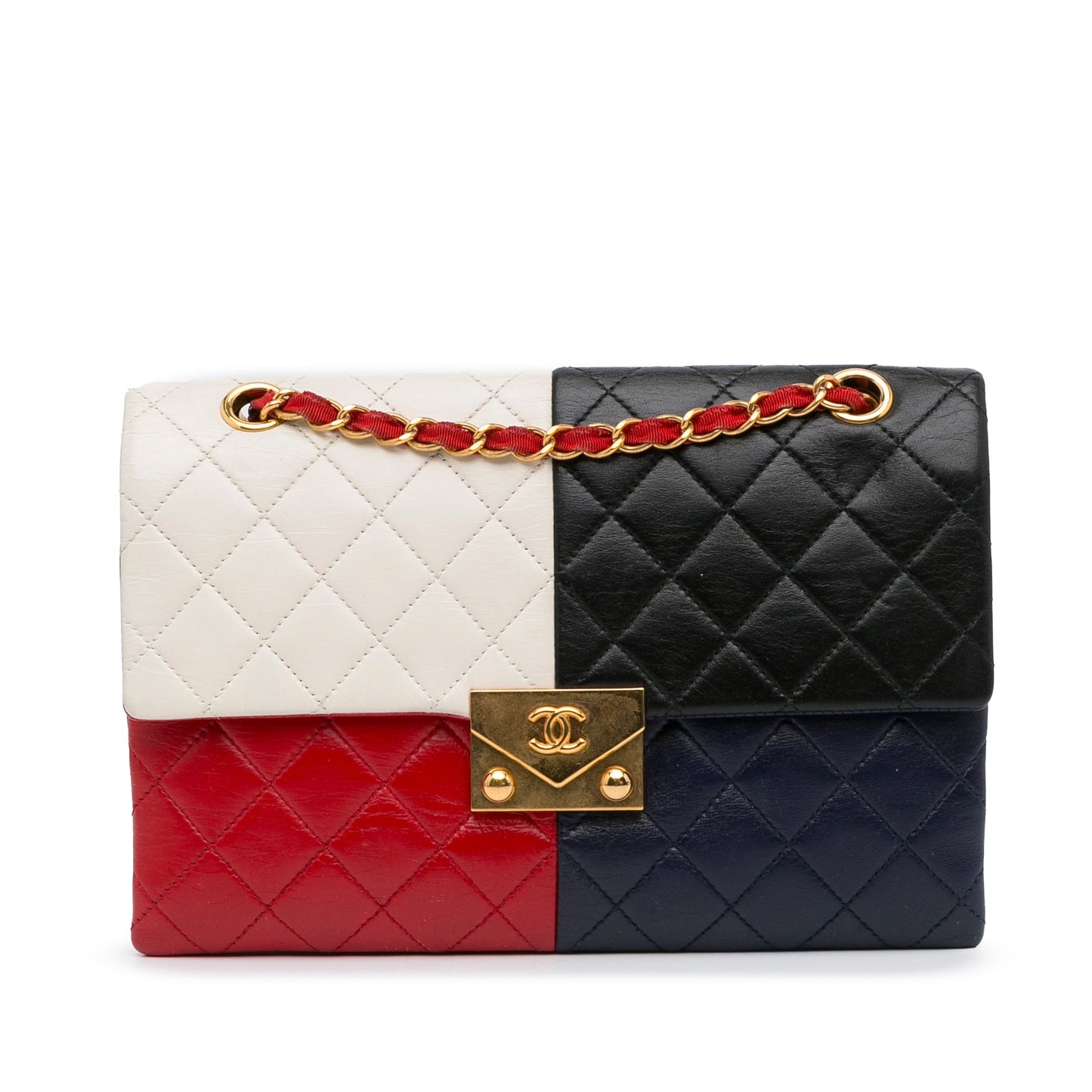 Chanel Pagoda Colorblocking Shoulder Bag Multi