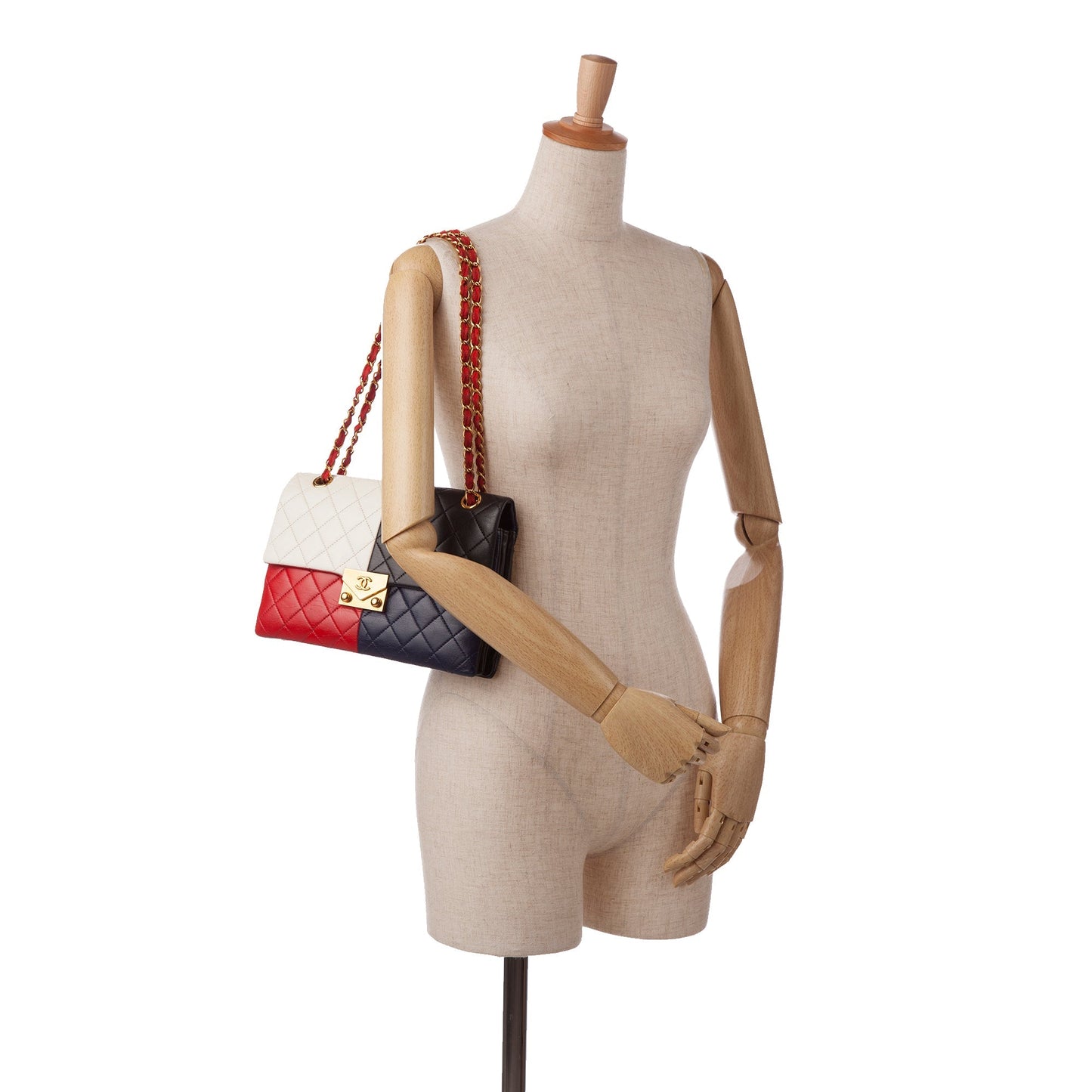 Chanel Pagoda Colorblocking Shoulder Bag Multi