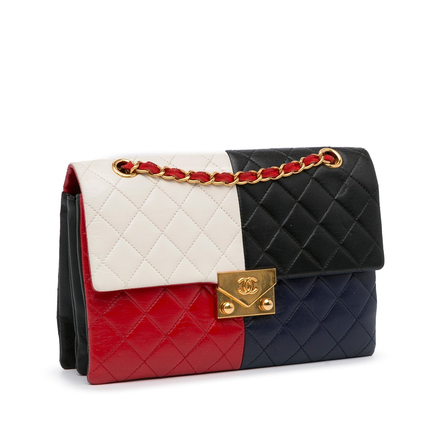 Chanel Pagoda Colorblocking Shoulder Bag Multi