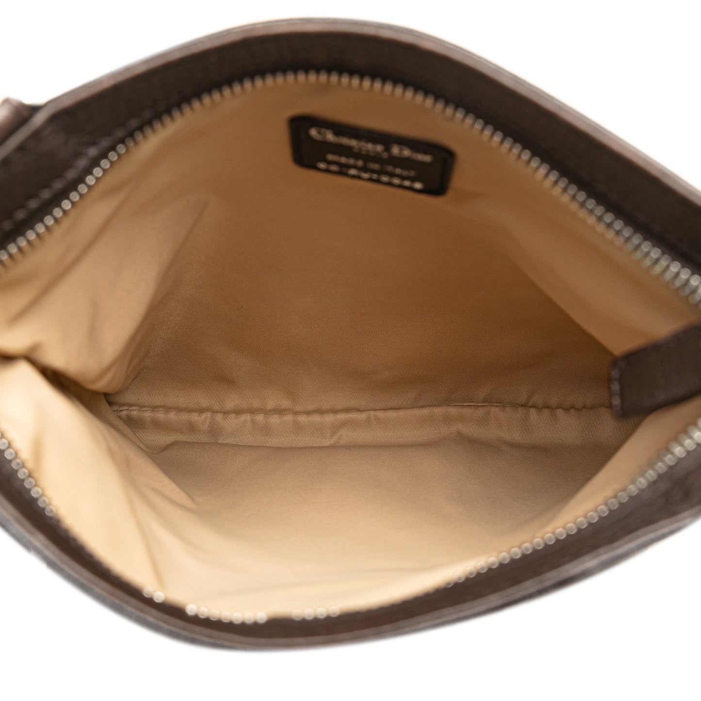 Dior Diorissimo Trotter Canvas Street Chic Crossbody Brown