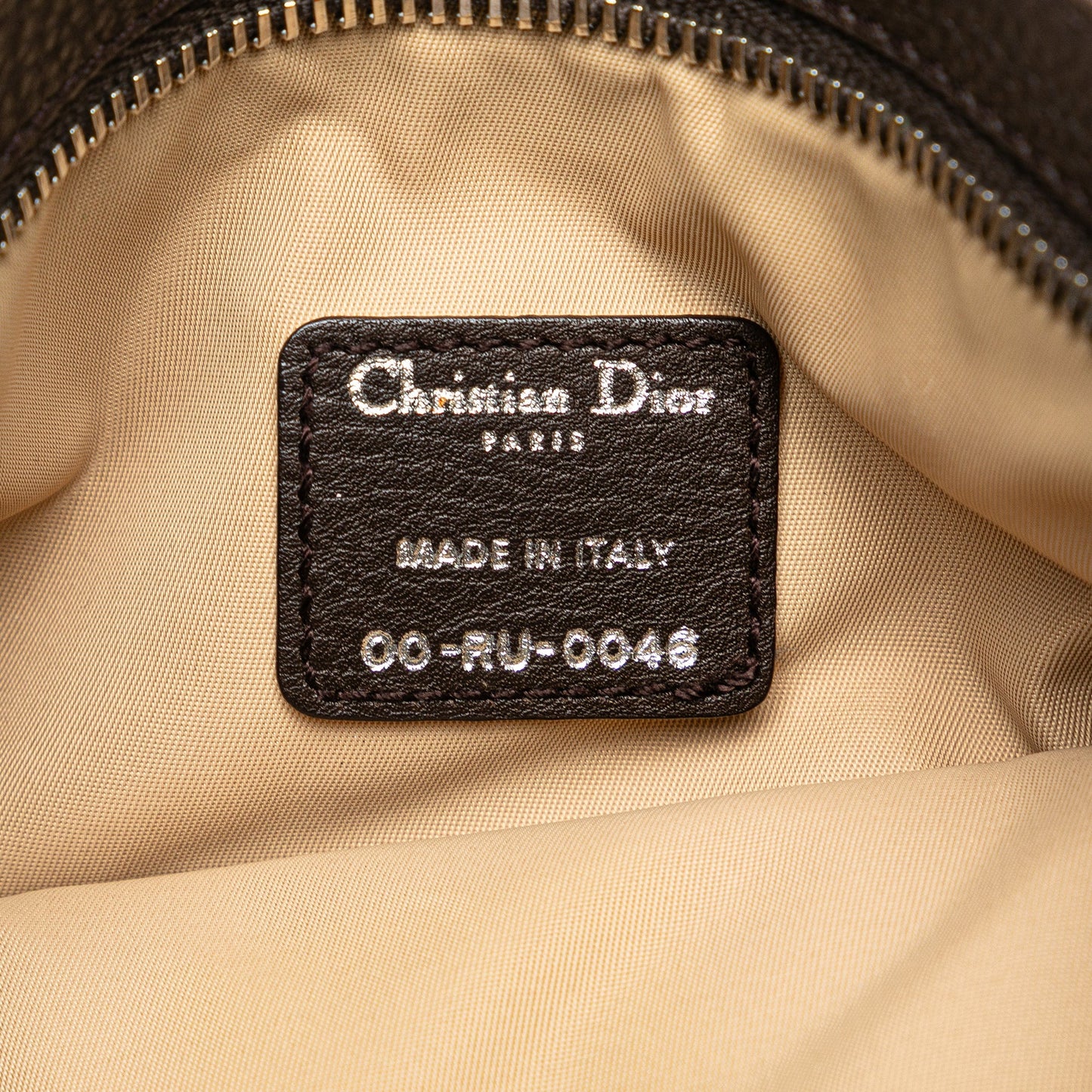 Dior Diorissimo Trotter Canvas Street Chic Crossbody Brown