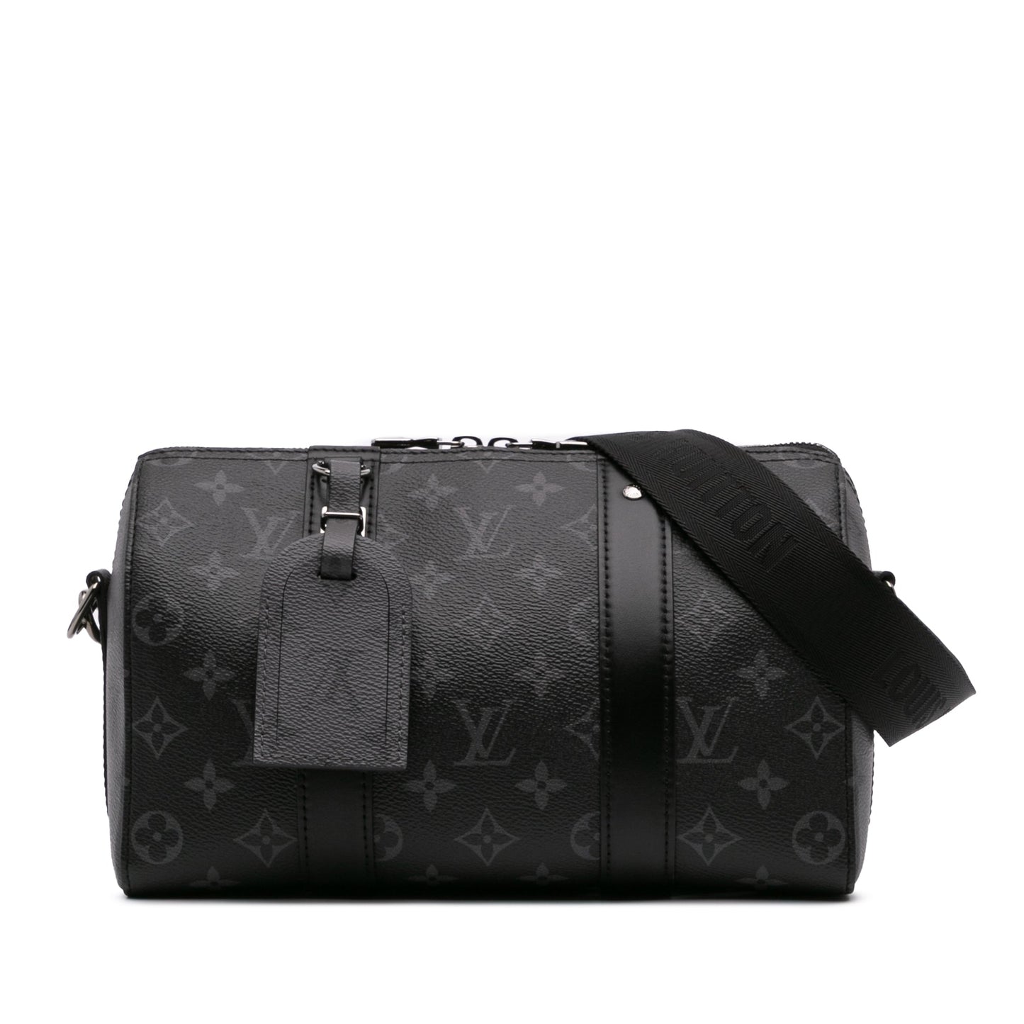 Louis Vuitton Monogram Eclipse City Keepall Black