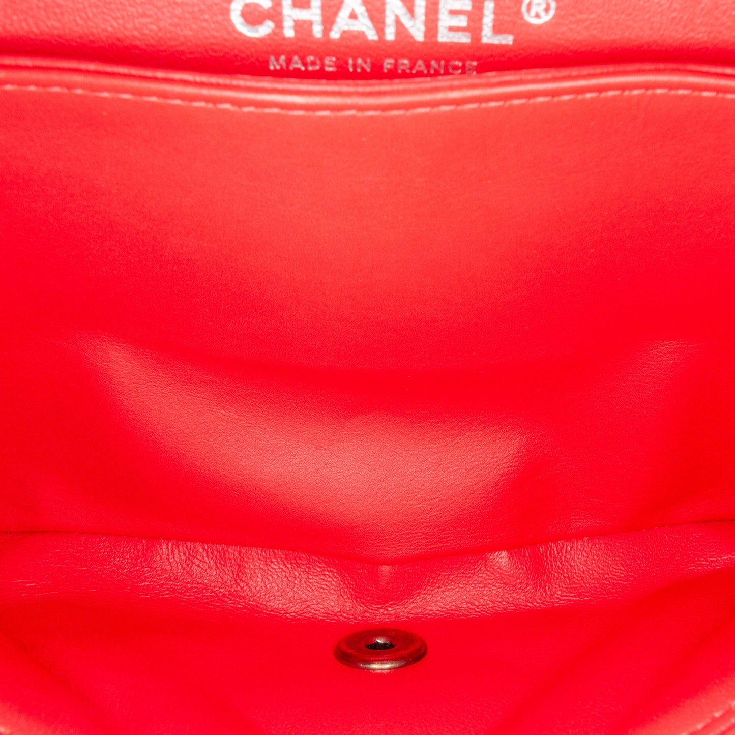 Chanel Medium Classic Patent Double Flap Red
