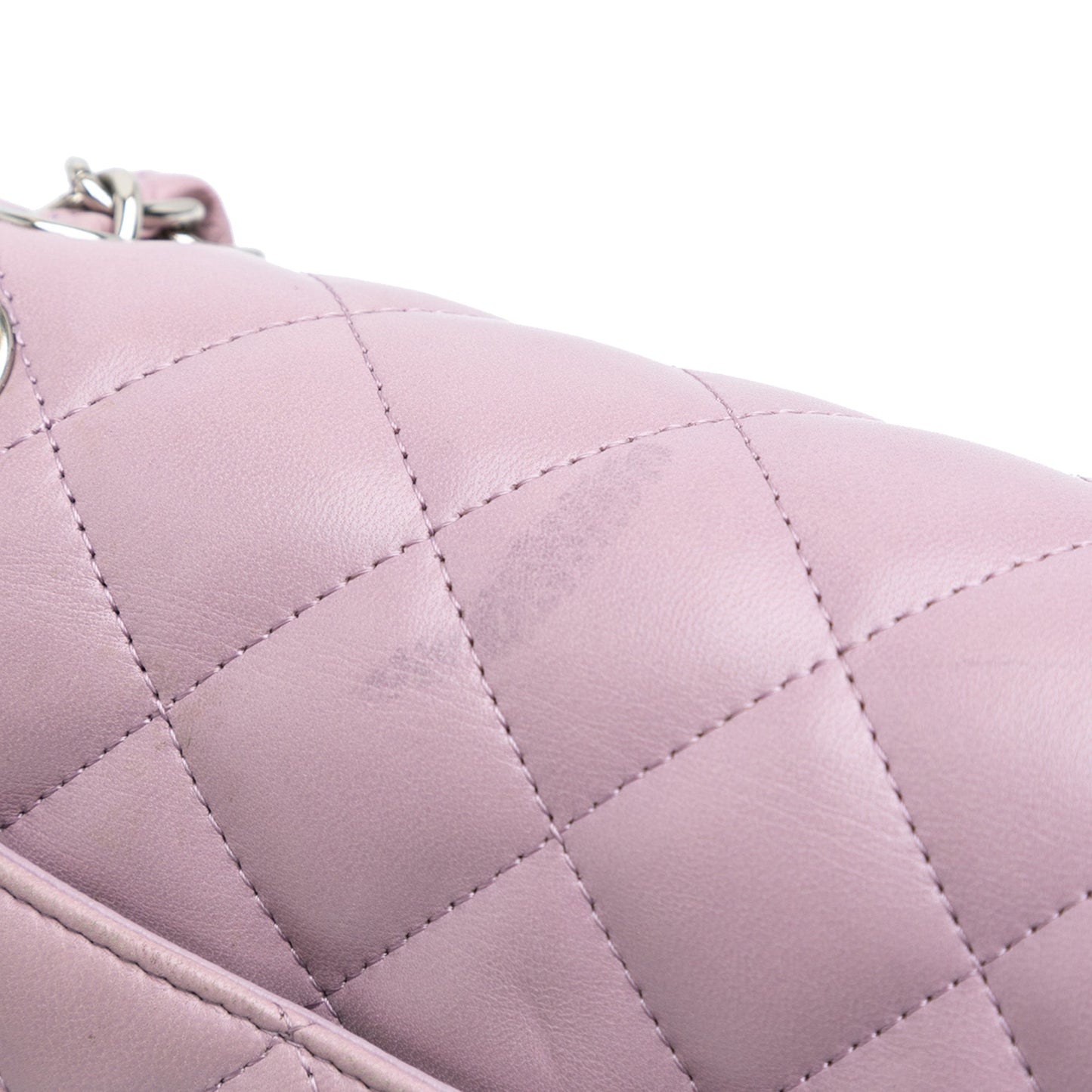 Chanel Jumbo Classic Lambskin Double Flap Purple