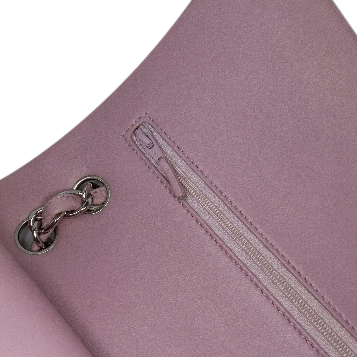 Chanel Jumbo Classic Lambskin Double Flap Purple