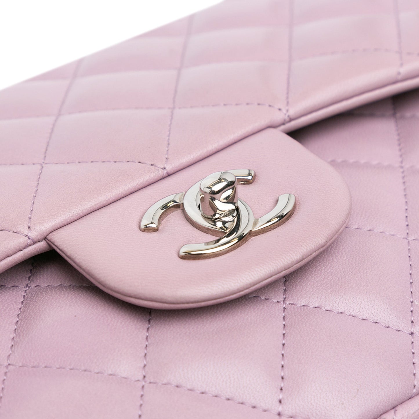 Chanel Jumbo Classic Lambskin Double Flap Purple