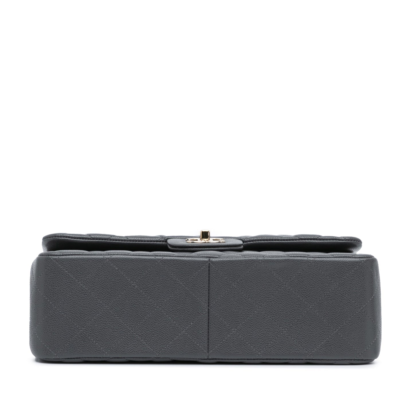 Chanel Jumbo Classic Caviar Double Flap Gray