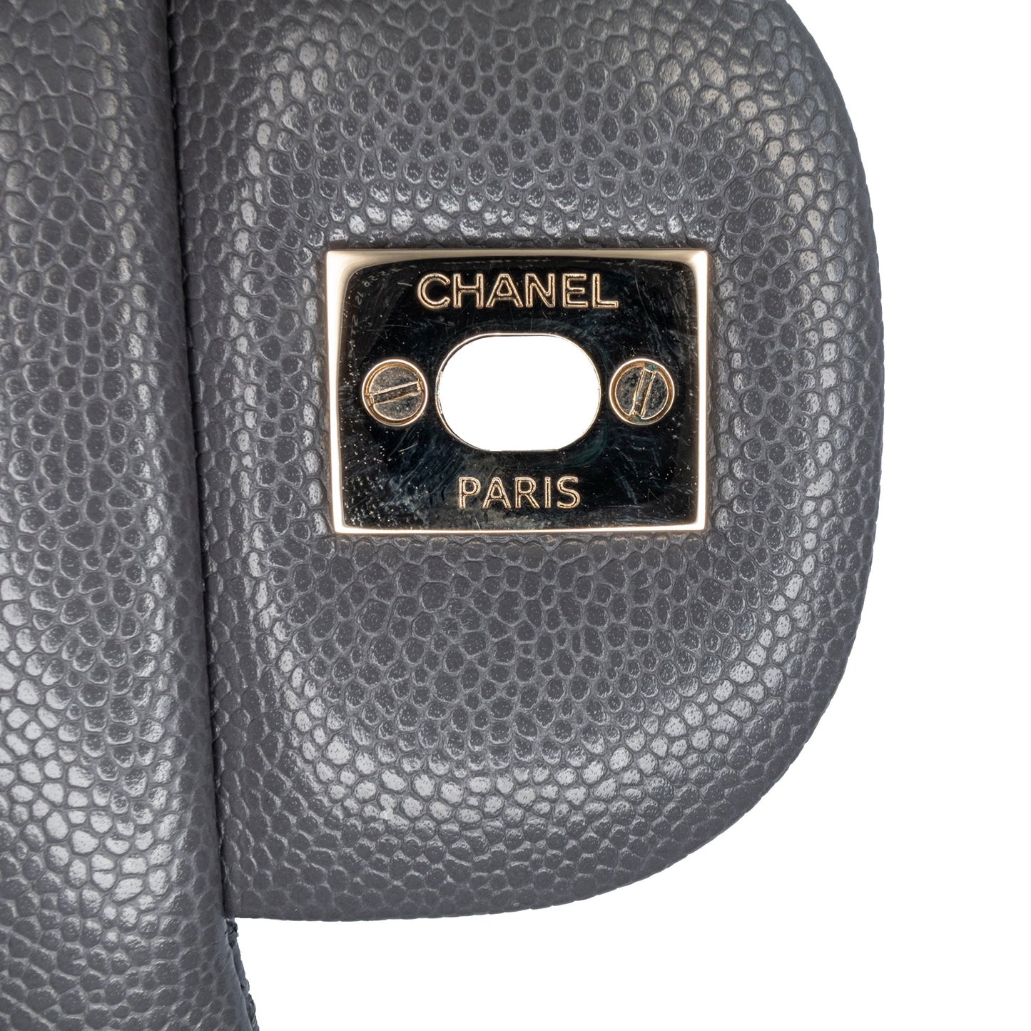 Chanel Jumbo Classic Caviar Double Flap Gray