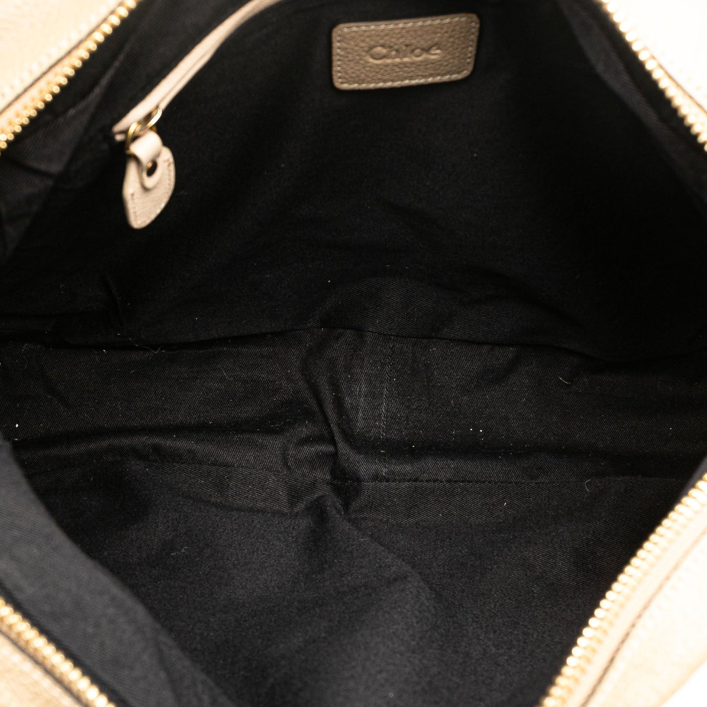 Chloé Large Leather Paraty Satchel Brown