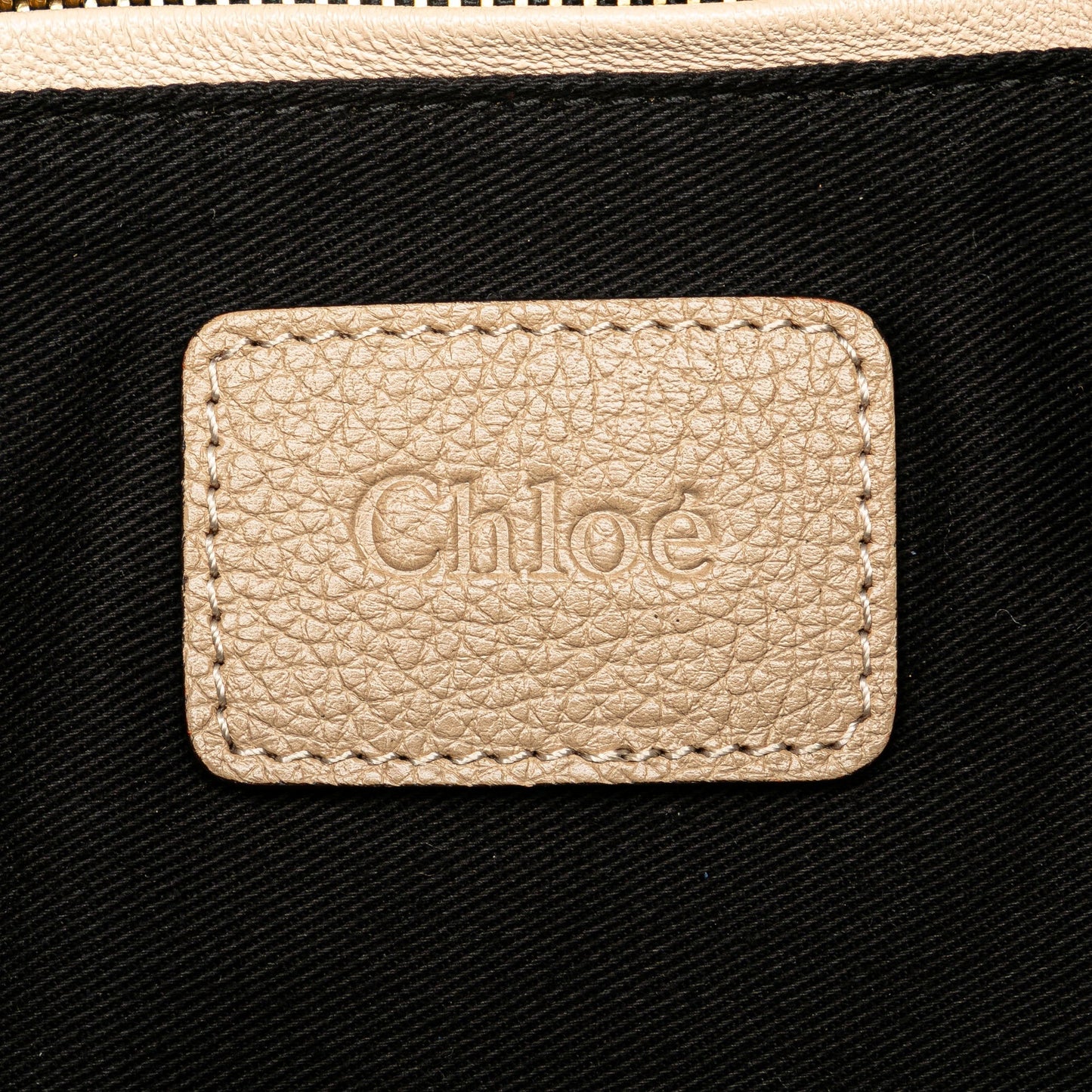 Chloé Large Leather Paraty Satchel Brown