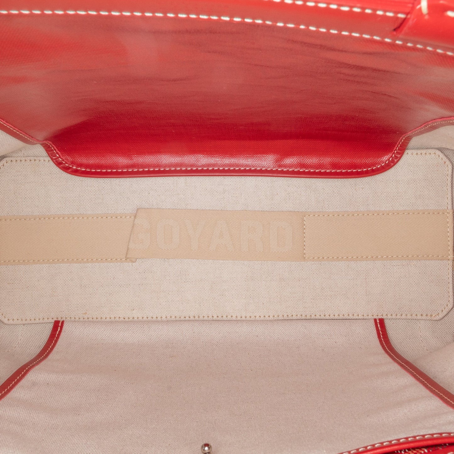 Goyard Goyardine Bellechasse PM Red