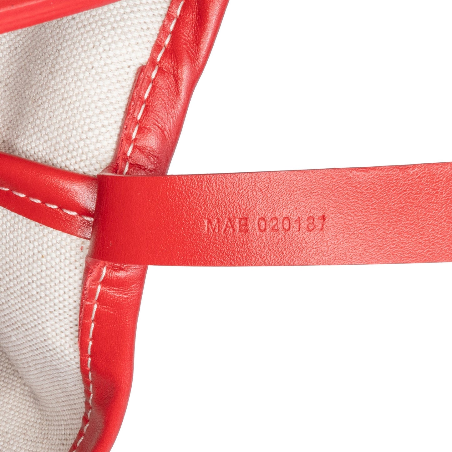 Goyard Goyardine Bellechasse PM Red