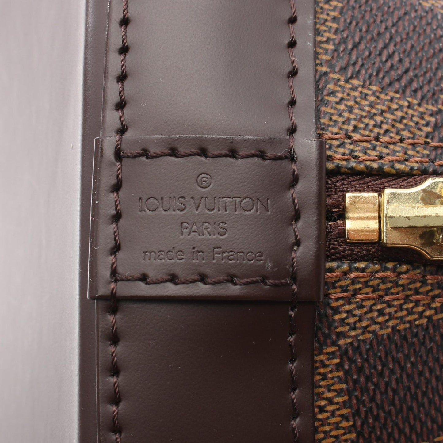 Louis Vuitton Damier Ebene Alma MM Brown