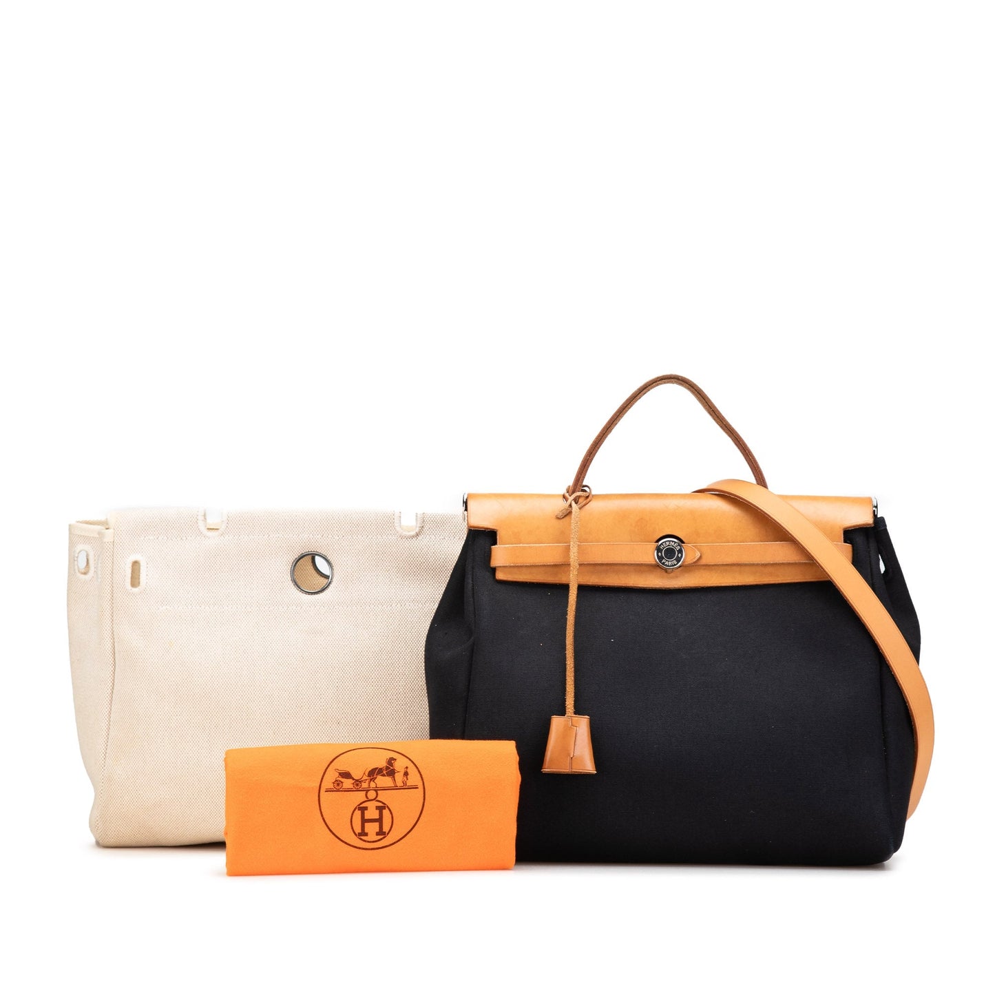 Hermès Toile Herbag PM Black