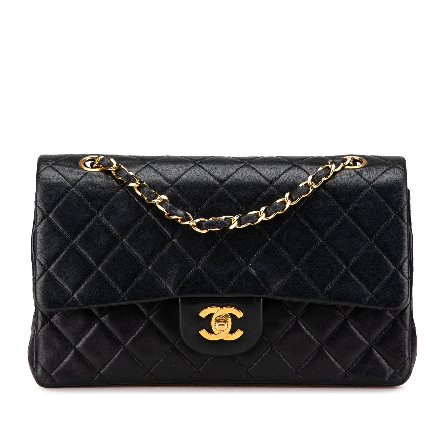 Chanel Medium Classic Lambskin Double Flap Black