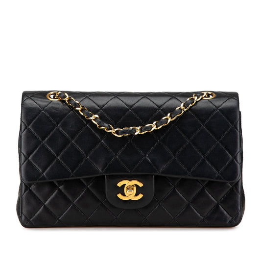Chanel Medium Classic Lambskin Double Flap Black