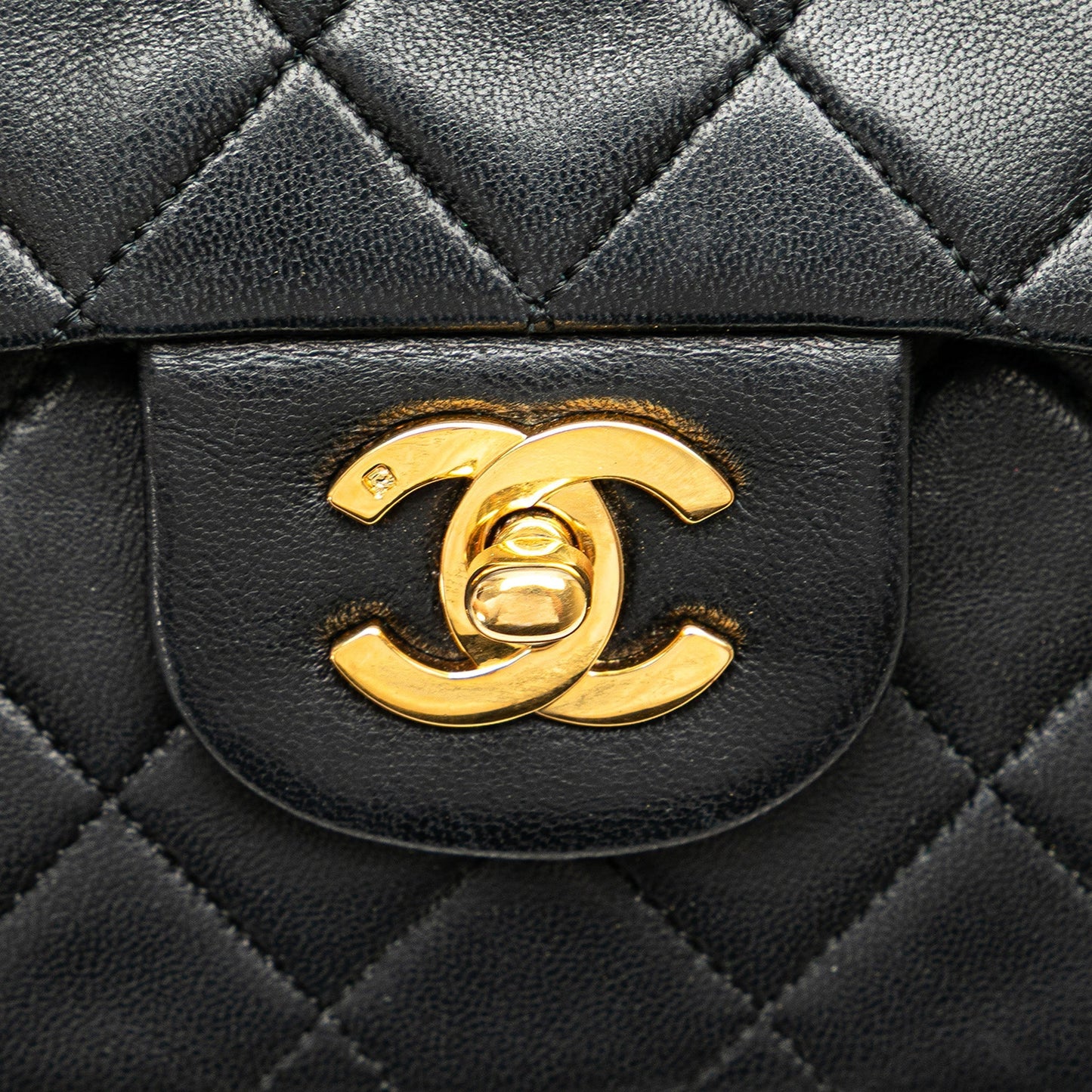 Chanel Medium Classic Lambskin Double Flap Black