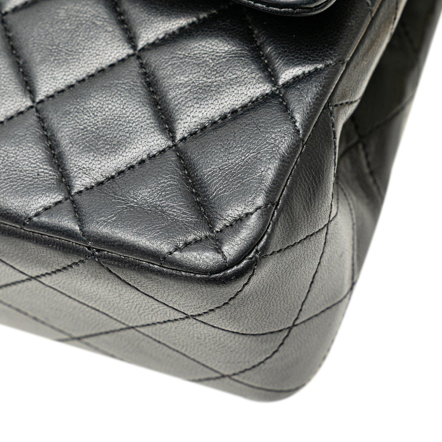 Chanel Medium Classic Lambskin Double Flap Black