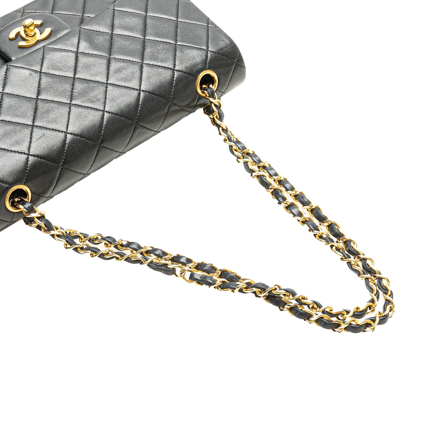 Chanel Medium Classic Lambskin Double Flap Black