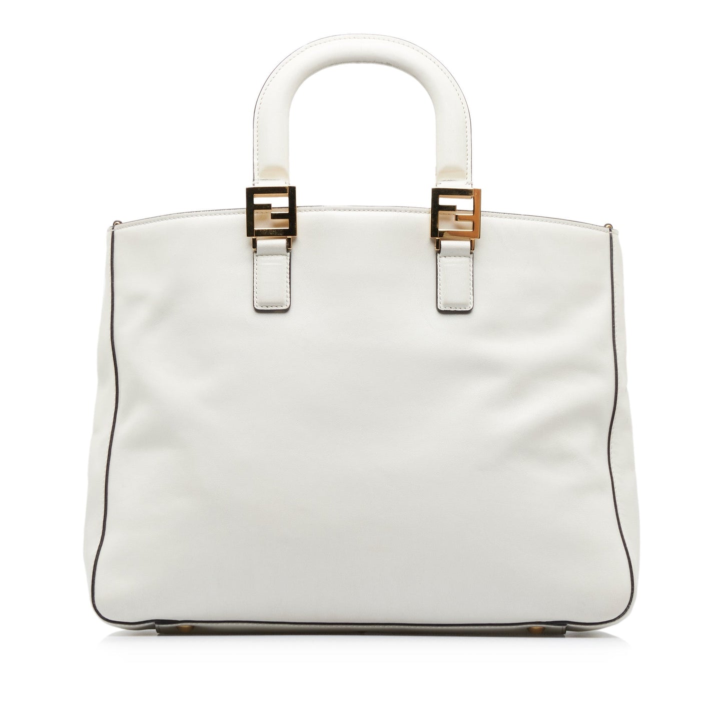 Fendi Medium Glacier FF Tote White