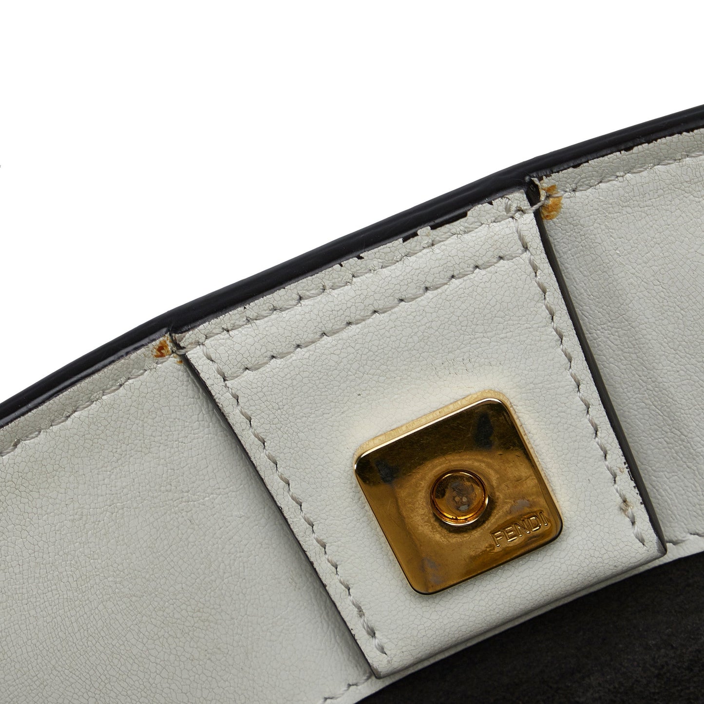 Fendi Medium Glacier FF Tote White