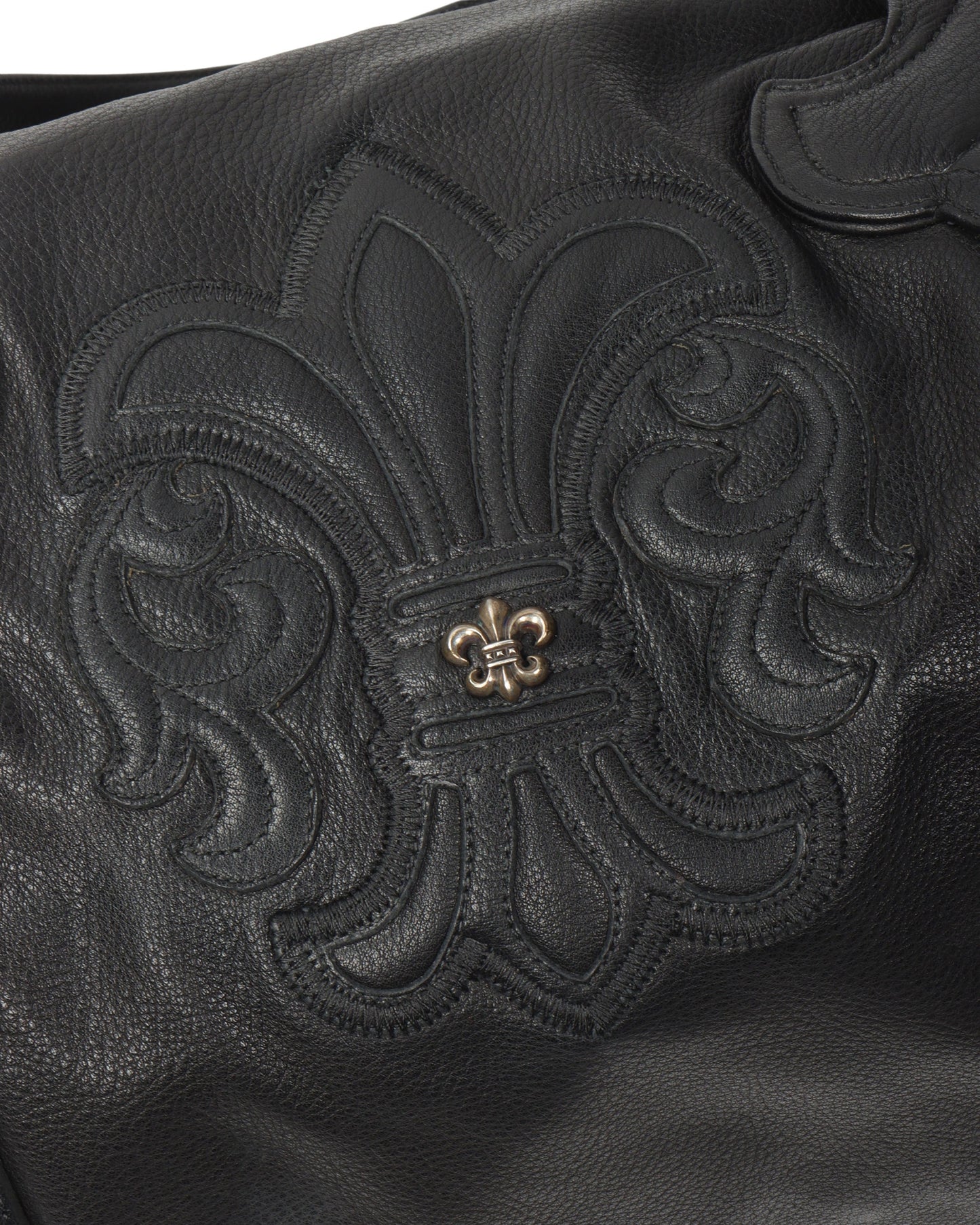 Large Embellished Fleur Duffle Bag