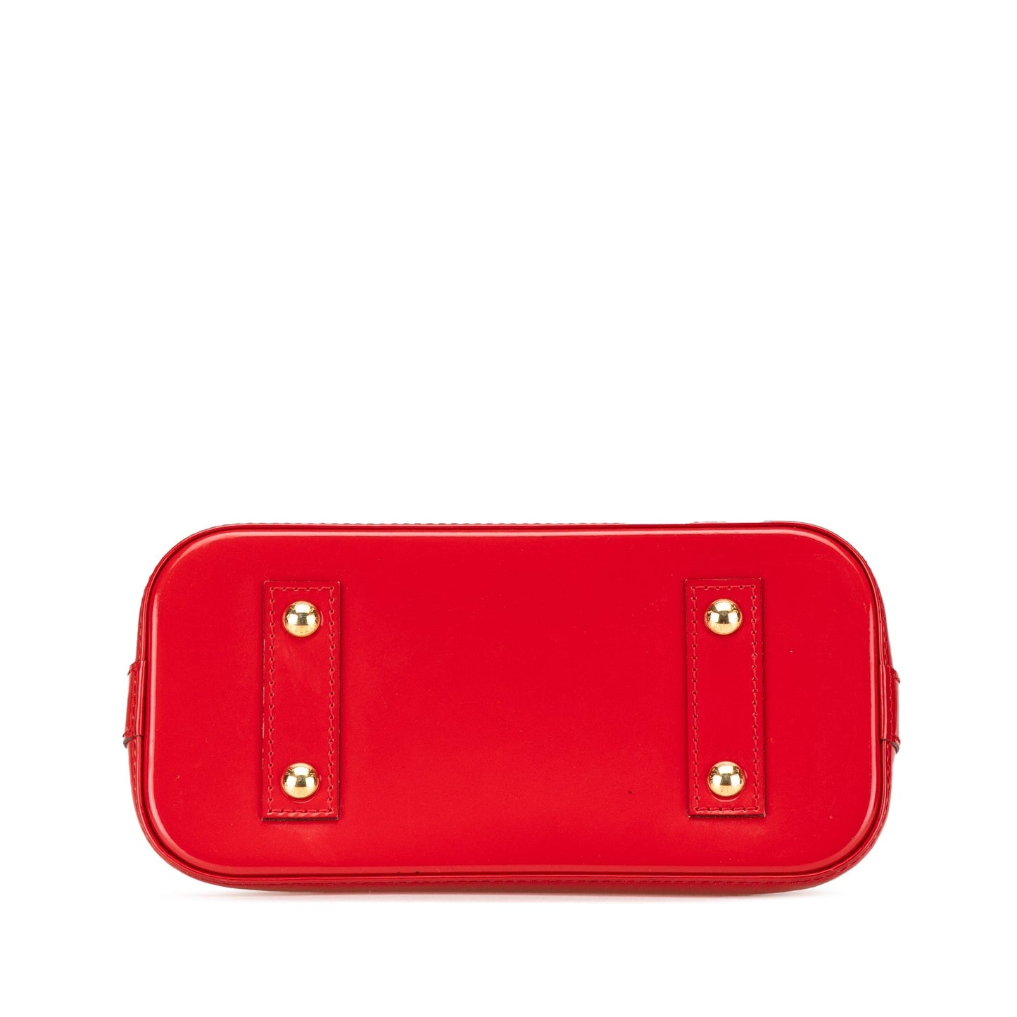 Louis Vuitton Monogram Vernis Alma BB Red