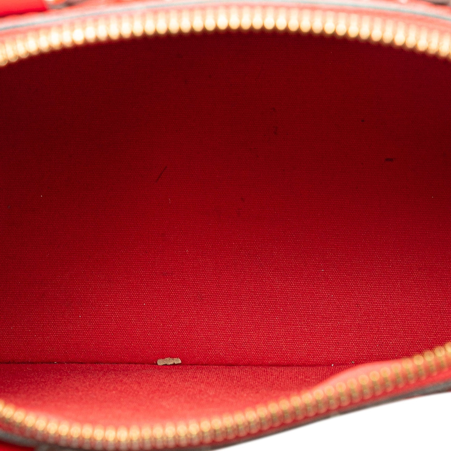 Louis Vuitton Monogram Vernis Alma BB Red