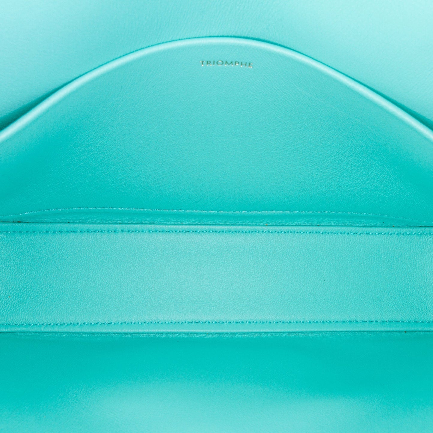 Celine Triomphe Leather Claude Shoulder Bag Blue
