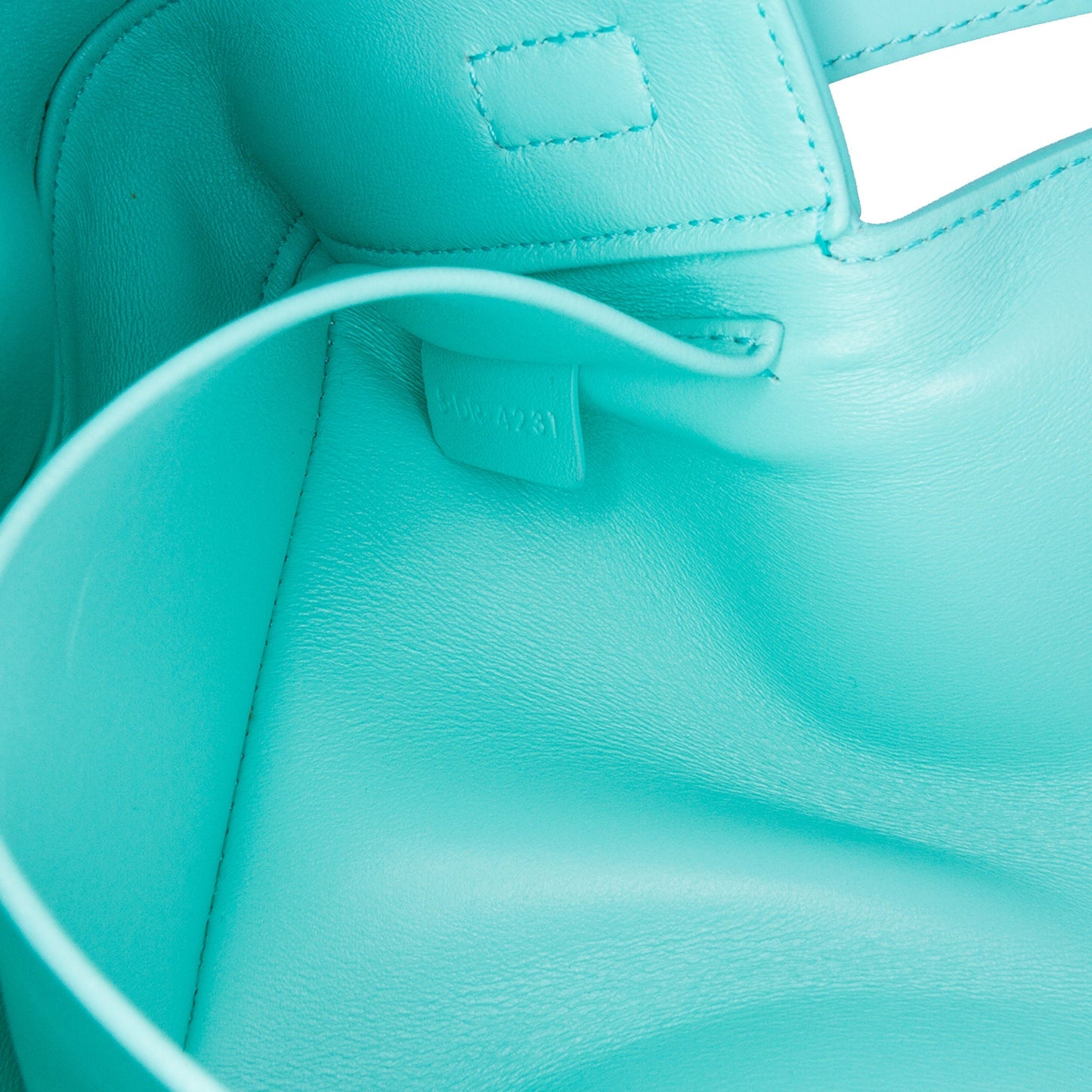 Celine Triomphe Leather Claude Shoulder Bag Blue