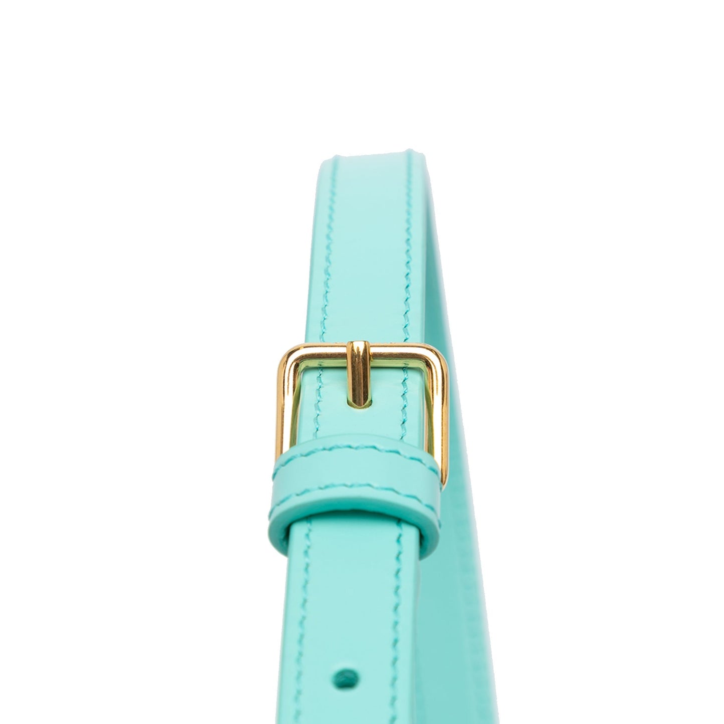 Celine Triomphe Leather Claude Shoulder Bag Blue