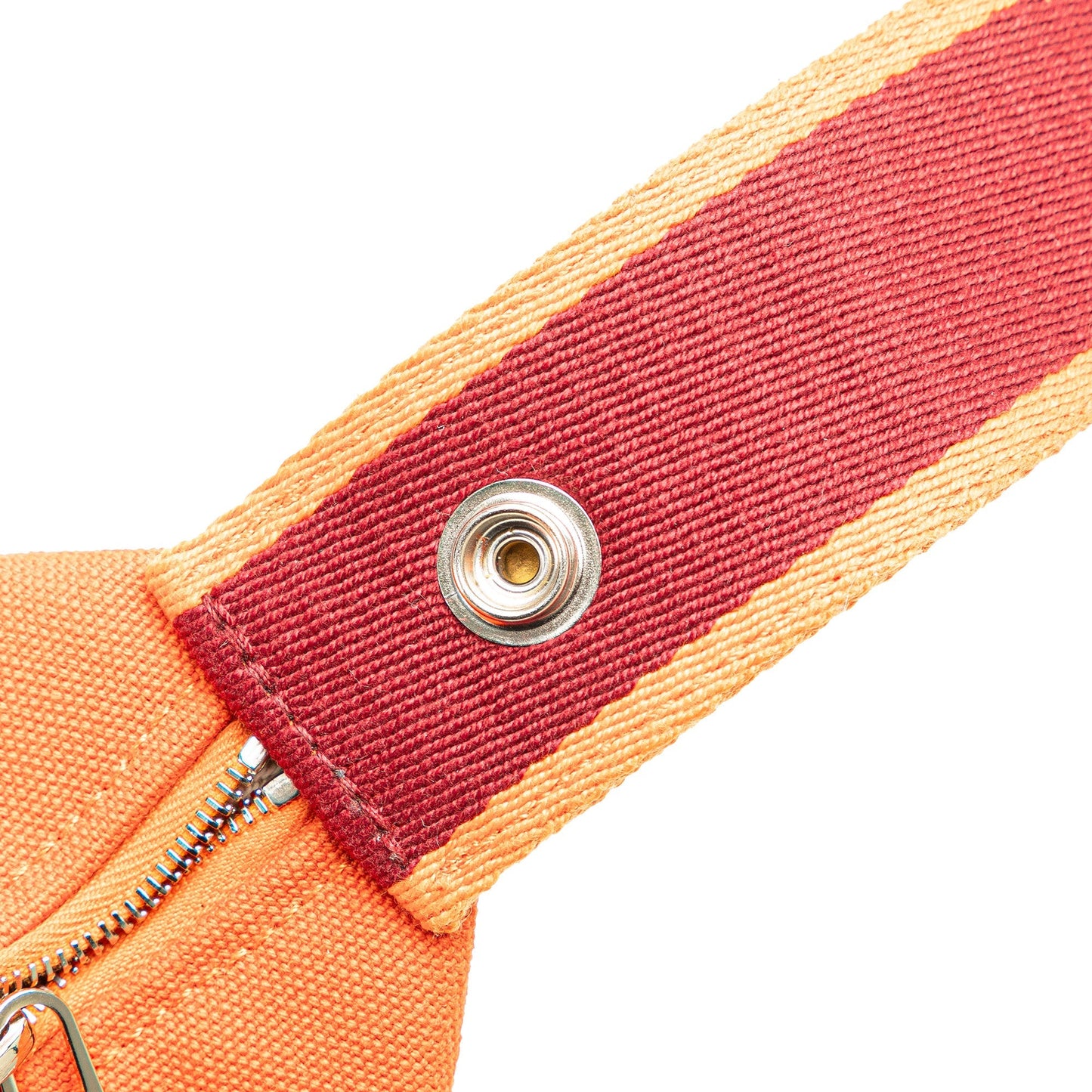 Hermès Small Toile Bride A Brac Orange