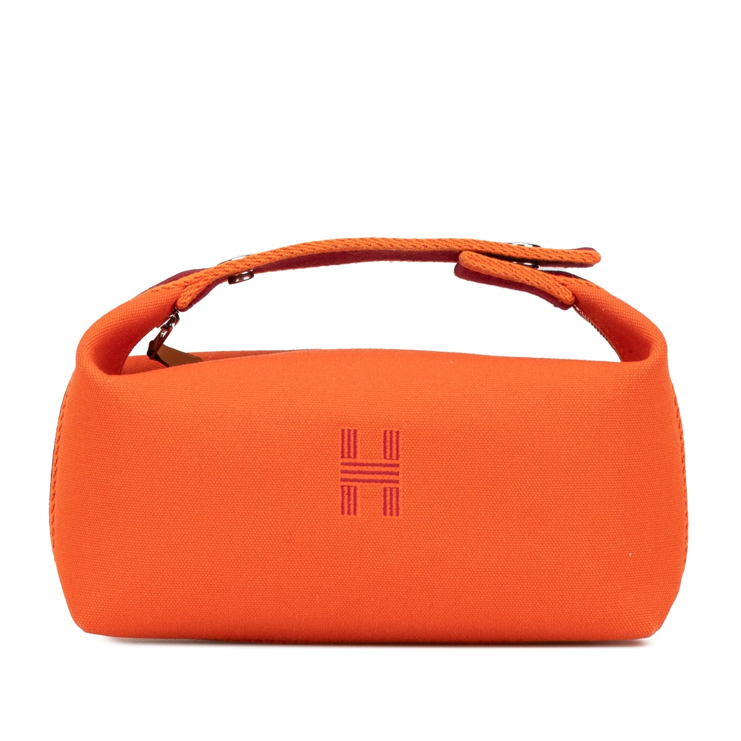 Hermès Small Toile Bride A Brac Orange