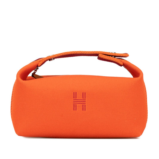 Hermès Small Toile Bride A Brac Orange