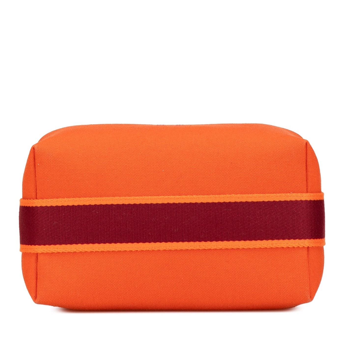 Hermès Small Toile Bride A Brac Orange