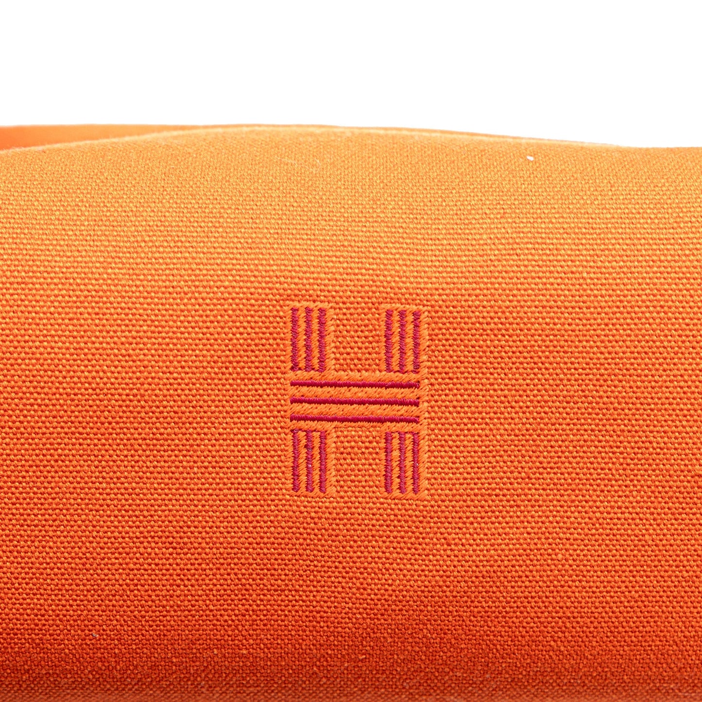 Hermès Small Toile Bride A Brac Orange