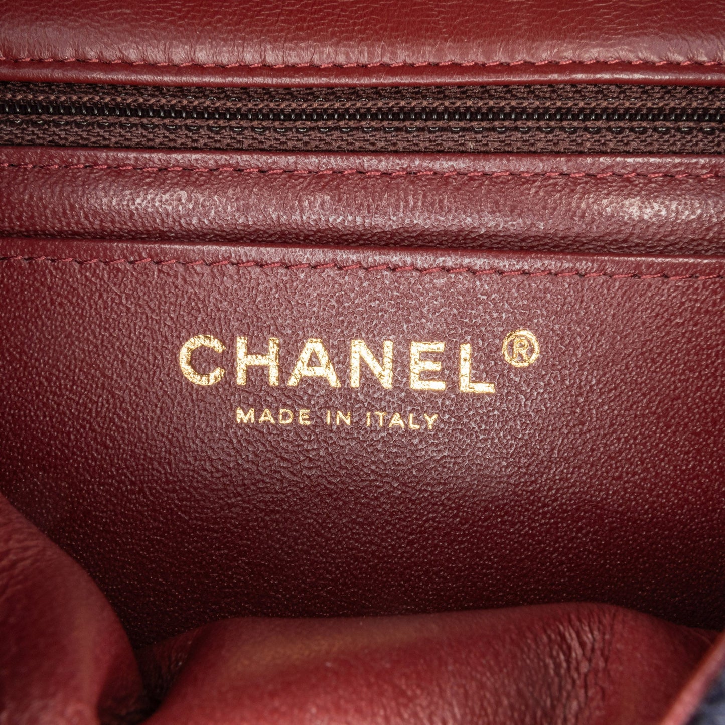 Chanel Mini Rectangular Classic Jersey Sailor Single Flap Blue