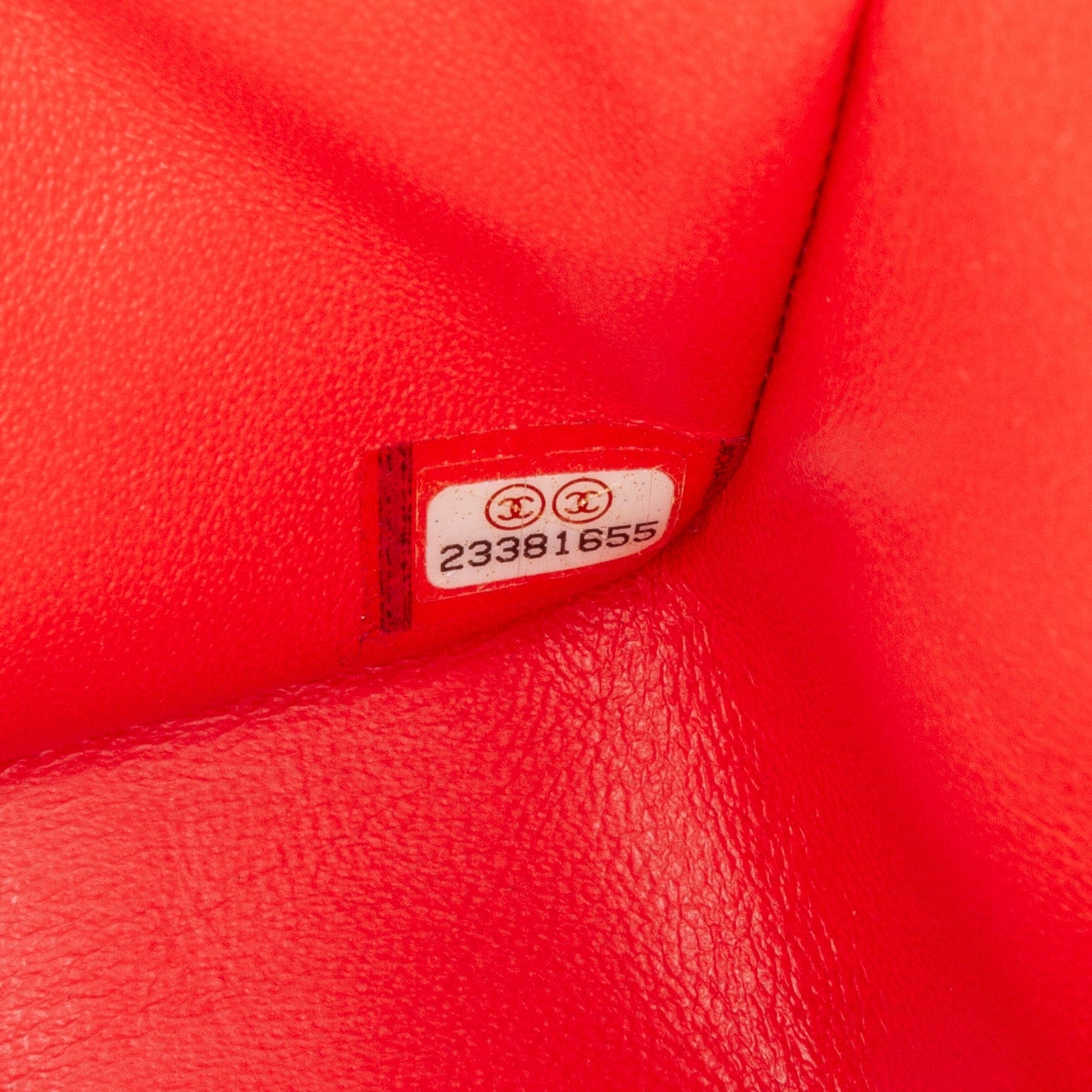 Chanel Mini Rectangular Classic Lambskin Single Flap Red