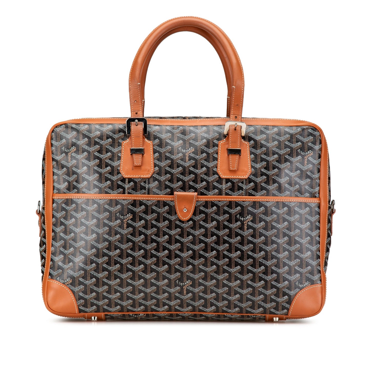 Goyard Goyardine Ambassade MM Briefcase Black