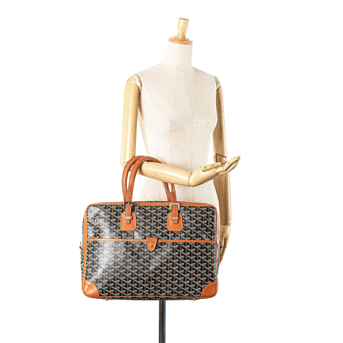 Goyard Goyardine Ambassade MM Briefcase Black