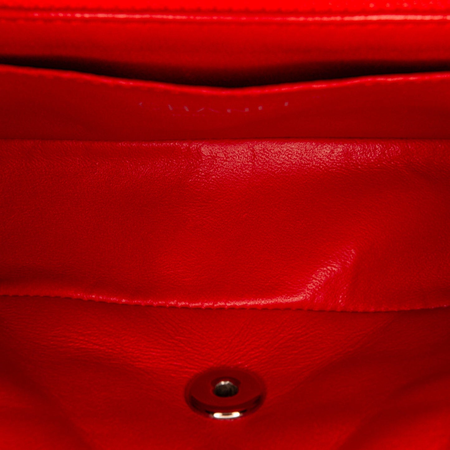 Chanel New Mini Classic Lambskin Single Flap Red