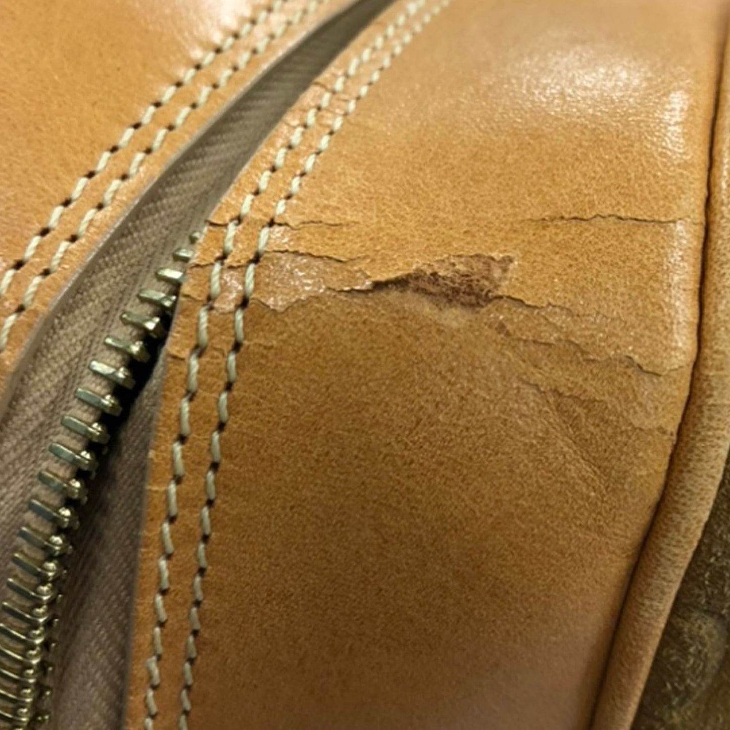 Celine Suede C Macadam Handbag Brown