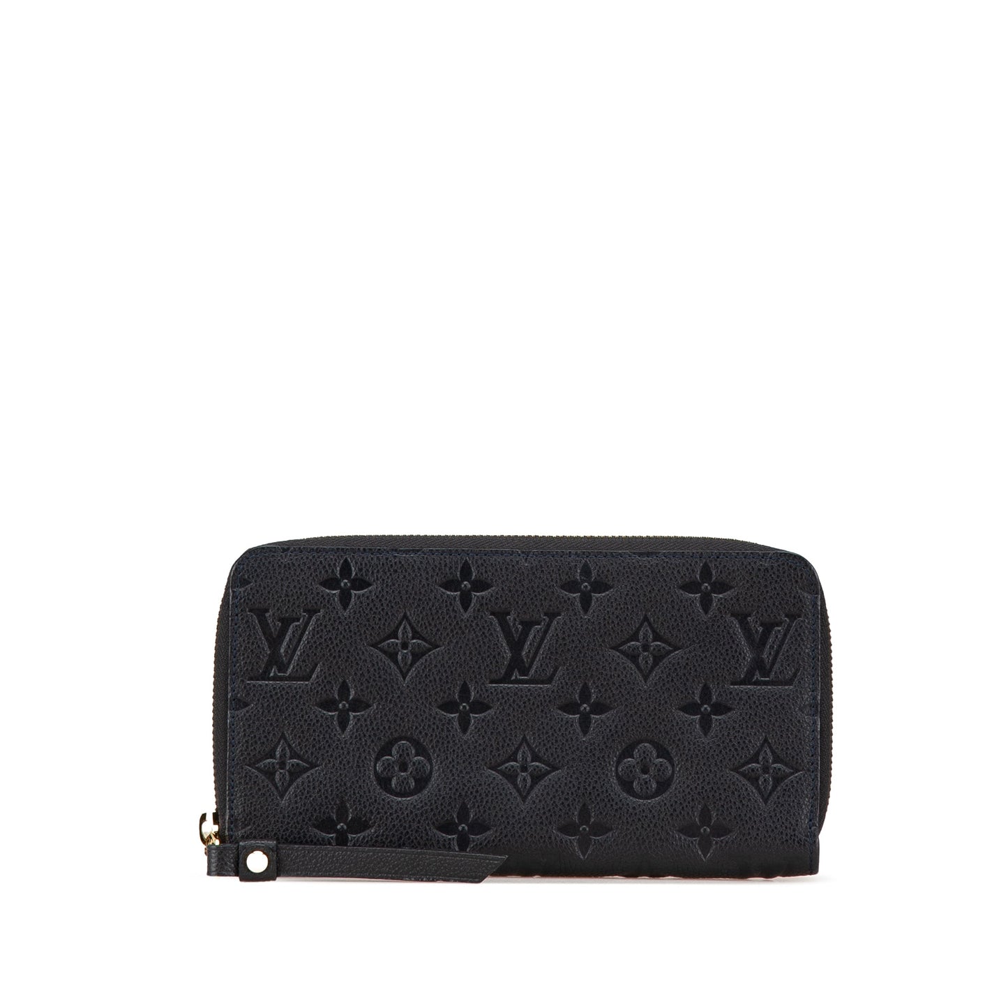 Louis Vuitton Monogram Empreinte Zippy Long Wallet Black