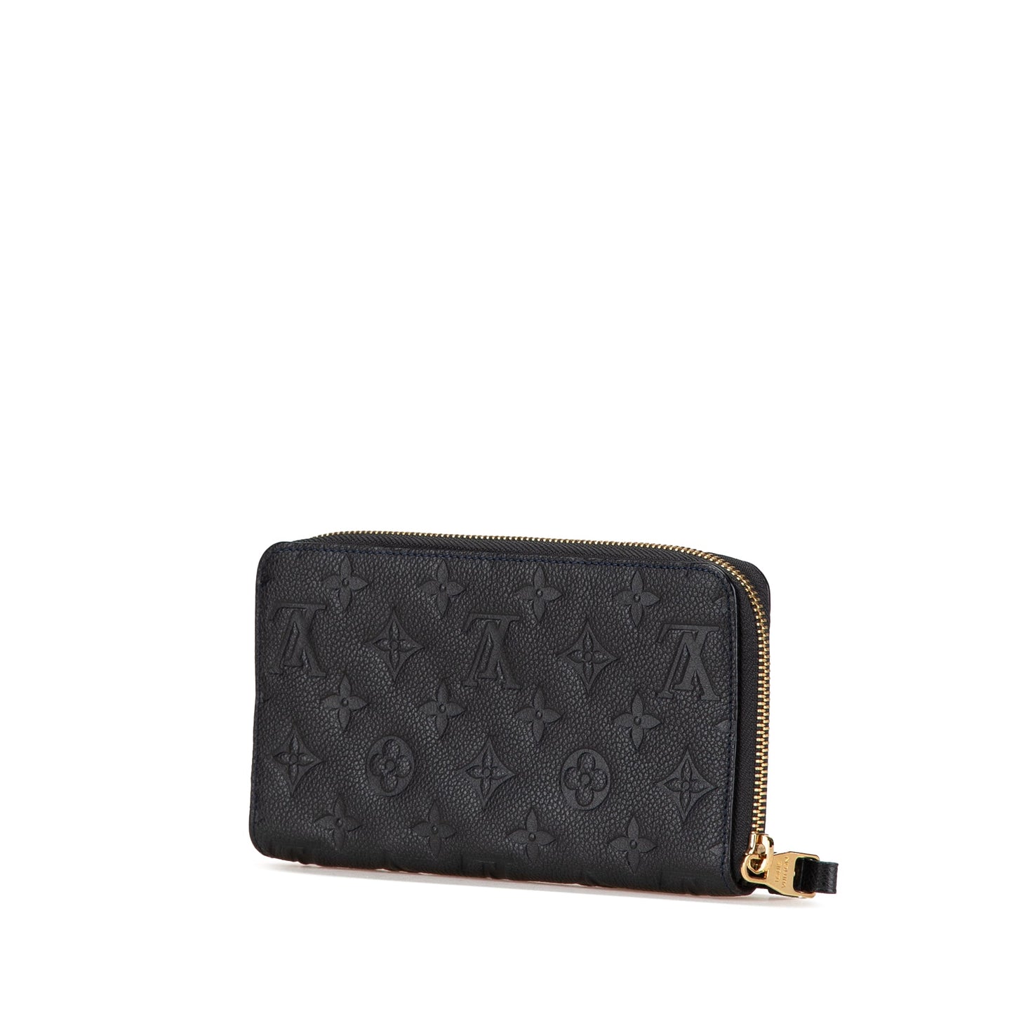 Louis Vuitton Monogram Empreinte Zippy Long Wallet Black